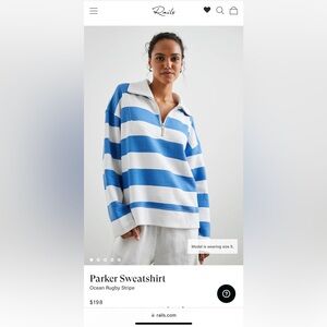 Brand new Rails sweatshirt (brand new with tag).